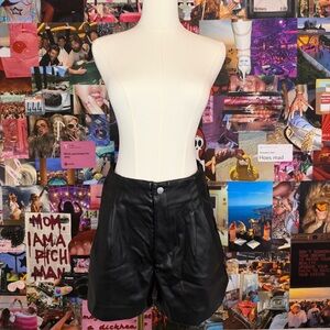 H&M High Waist Black Women's Shorts